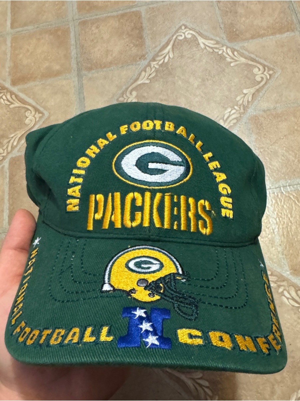 Vintage Green Bay Packers Hat - American Needle NFC League Cap